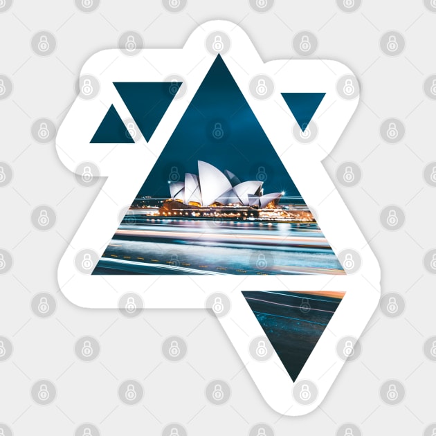 Sydney · geometric art Sticker by Uwaki